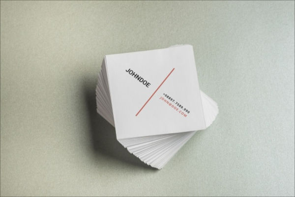 Square Business Card Mockups – Free & Premium + 35 Photoshop, Vector Format Downloads
